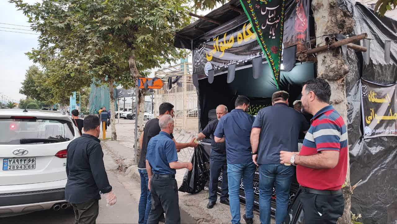گزارش تصویری برپایی ایستگاه صلواتی